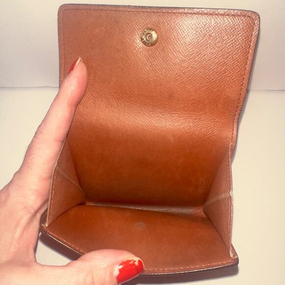 Authentic LOUIS VUITTON Elise trifold wallet vintage monogram - Picture 12 of 14